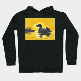 Loon on Lake Simcoe Hoodie